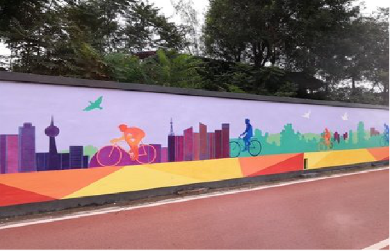  延津县墙体彩绘-围墙