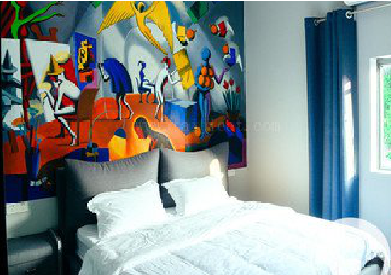  延津县对于酒店的墙体彩绘而言更注重哪些方面？