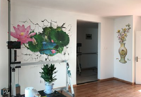  延津县墙体彩绘相比墙纸的优势。