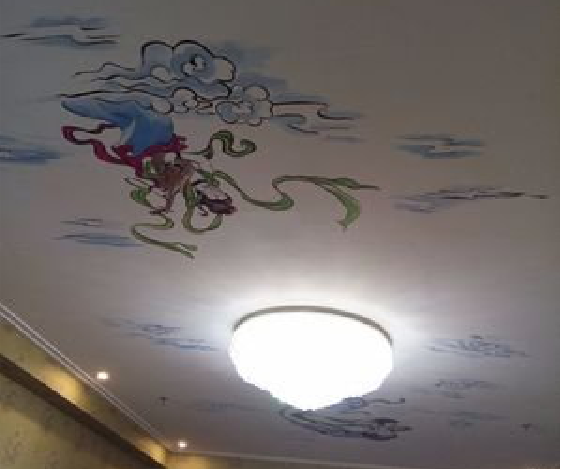  延津县如何快速绘制天花板上的手绘墙？