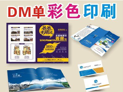  延津县单页印刷，色彩搭配简单。