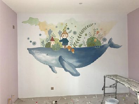  延津县手绘墙的特点及优势。